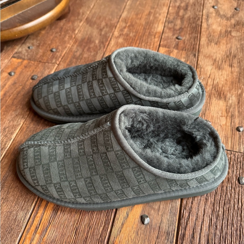 Kith Monogrammed Shearling Slippers - image 8